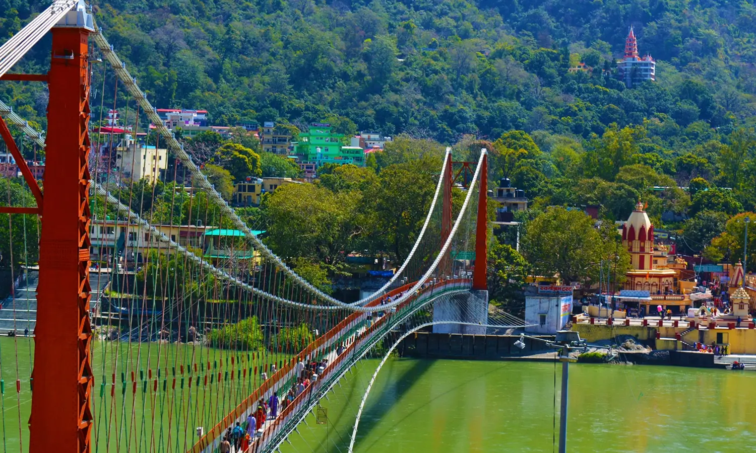 India Tours- Laxman Jhula in Rishikesh India