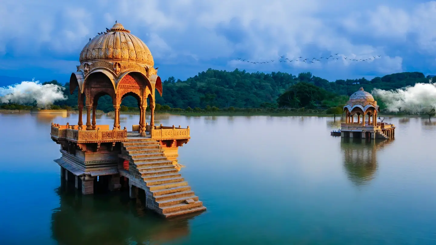 Gadiser Lake in Jaisalmer - Rajasthan, India