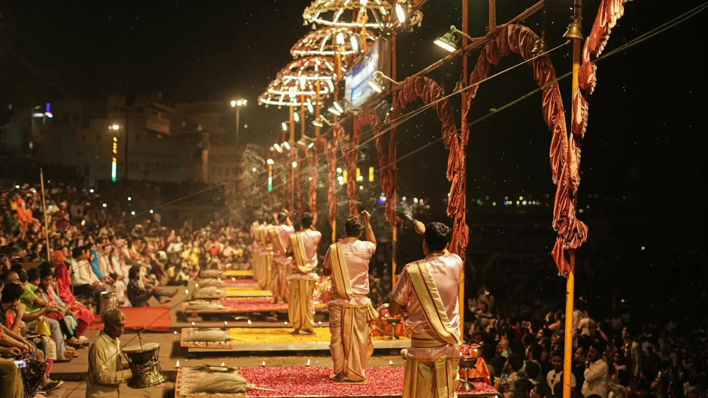 Ganga Aarti Varanasi - UP, India