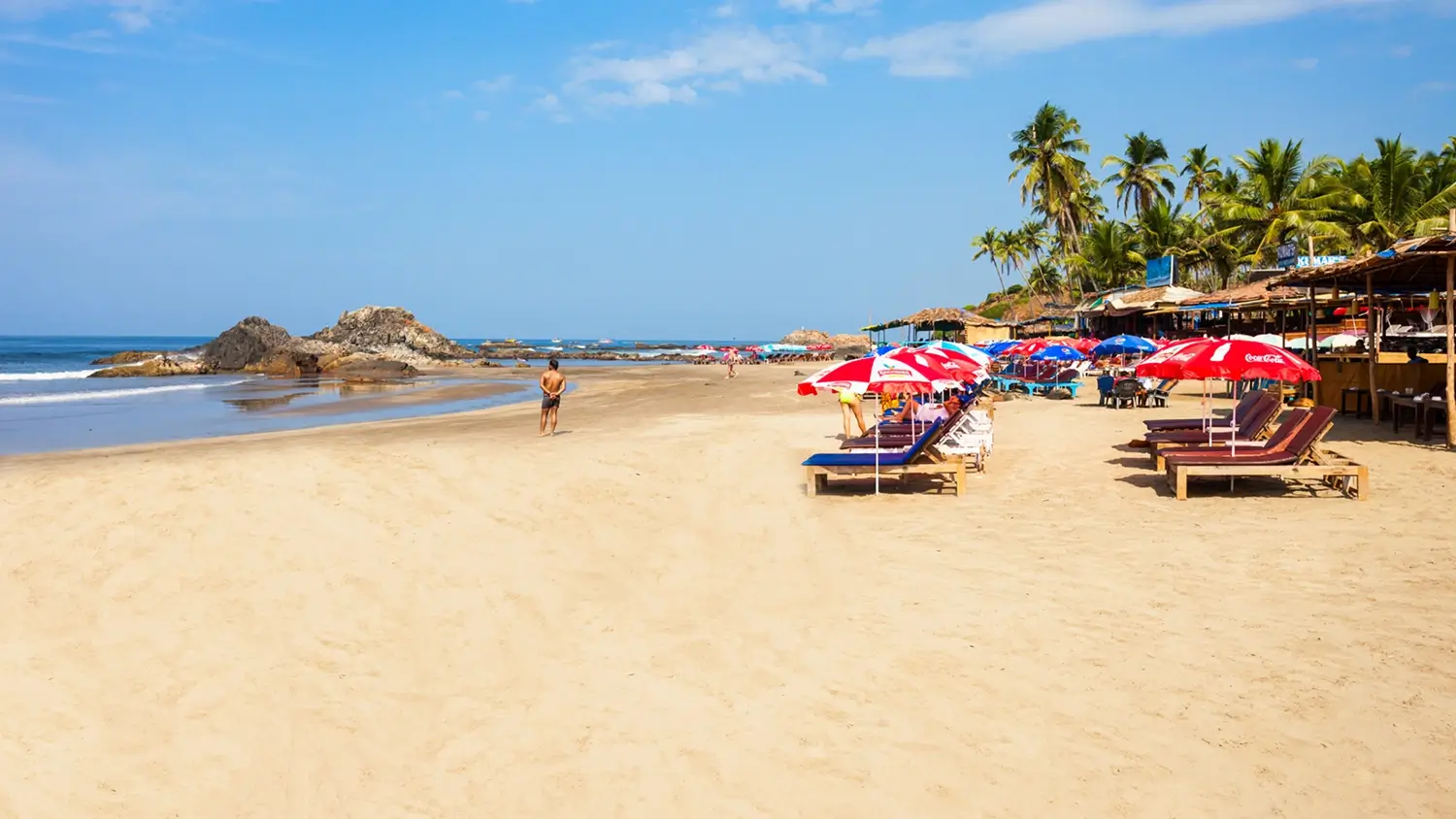 Beach in Goa, India