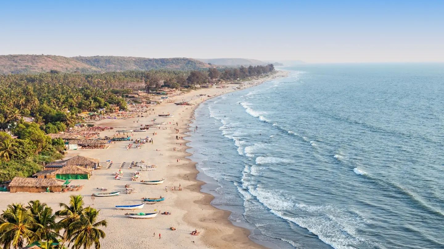 Beach in Goa, India