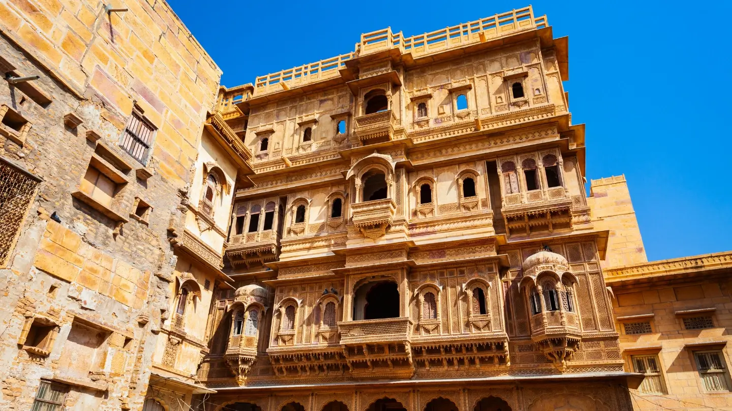 Patwon ki Haveli in Jaisalmer - Rajasthan, India